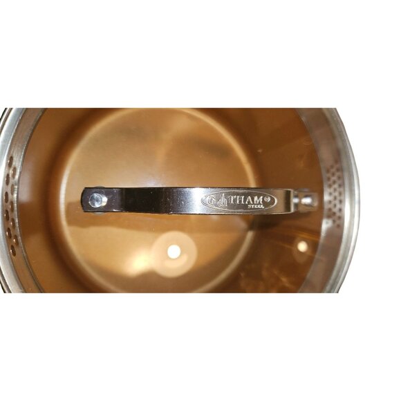 Gotham Steel Stock Pot 5 Quart Large Cooking Pasta Pot Nonstick Big Ceramic Soup - Picture 9 of 12